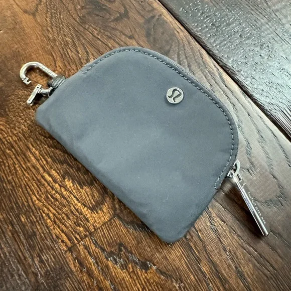 Lululemon athletica Gray Coin Keychain Pouch with Logo - Picture 1 of 15